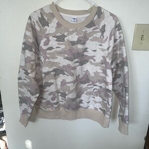 Camouflage Print Sweatshirt